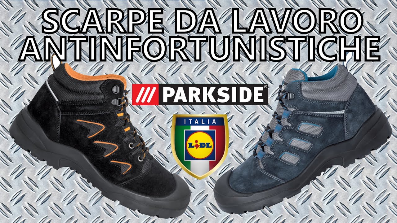 Scarpe da Lavoro Antinfortunistiche S3 Parkside LIDL 24,99 €