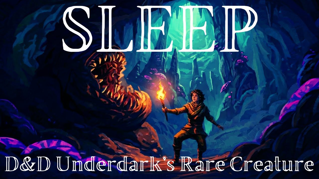 Underdark's 5 Rare Creatures in D&D | Soothing and Calm | D&D Lore To Sleep To