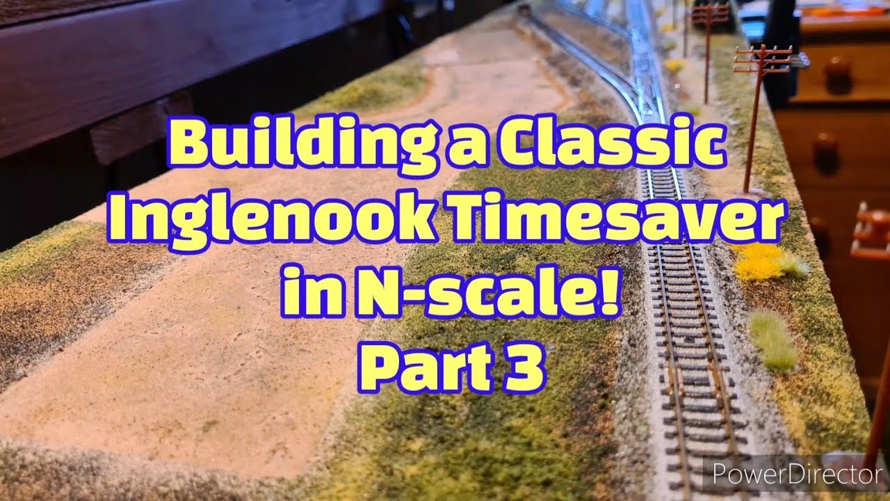 Building a Classic Inglenook Timesaver in N-scale! Part 3