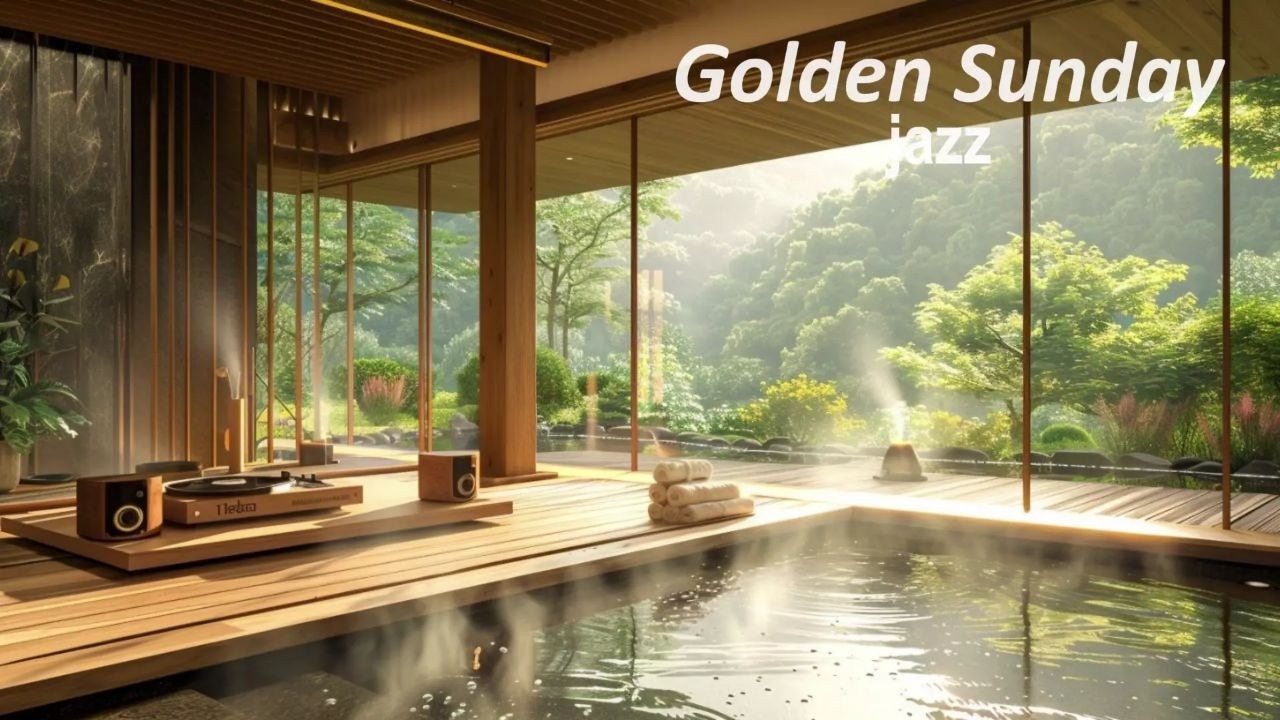 숲속에서의 아침 |9AM Sunday Jazz ☀️ Golden Morning Light & Calm Cafe Mood #6