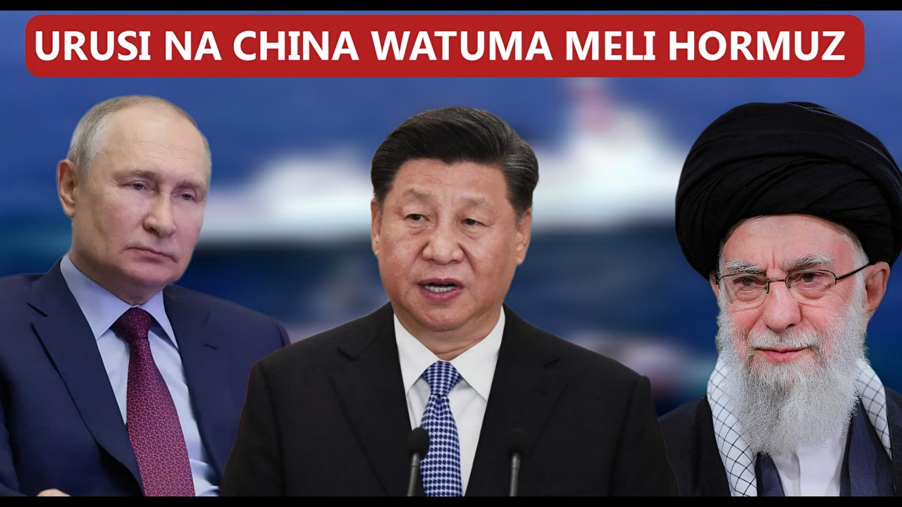 URUSI, CHINA NA IRAN ZATUMA MELI ZA KIVITA KATIKA MLANGO WA HORMUZ KUFANYA MAZOEZI YA PAMOJA 