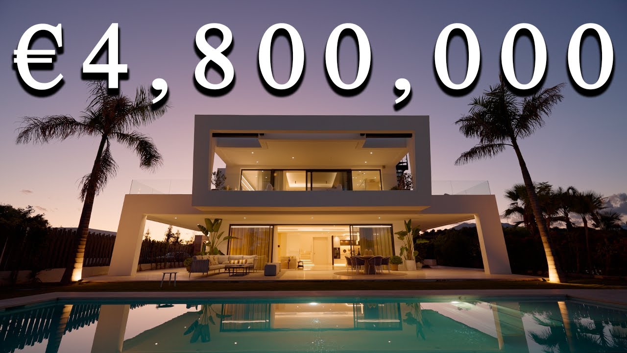 Touring €4,800,000 ULTIMATE MODERN house in Marbella, Spain!