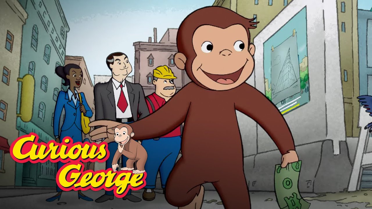 Construction Site Playground! 🐵 Curious George 🐵Kids Cartoon 🐵 Kids Movies 🐵Videos for Kids