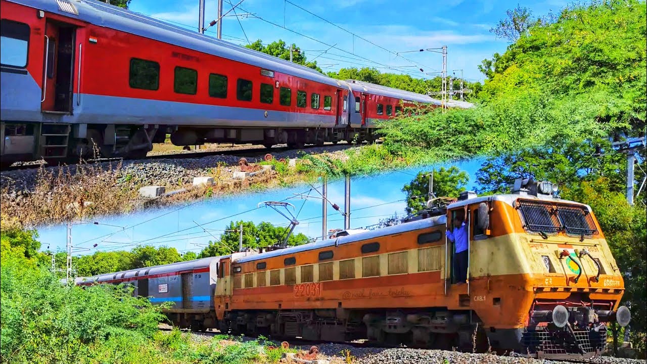 LHB with WAP-1 || Awesome Track sound of LHB & ICF Utkrist Coaches