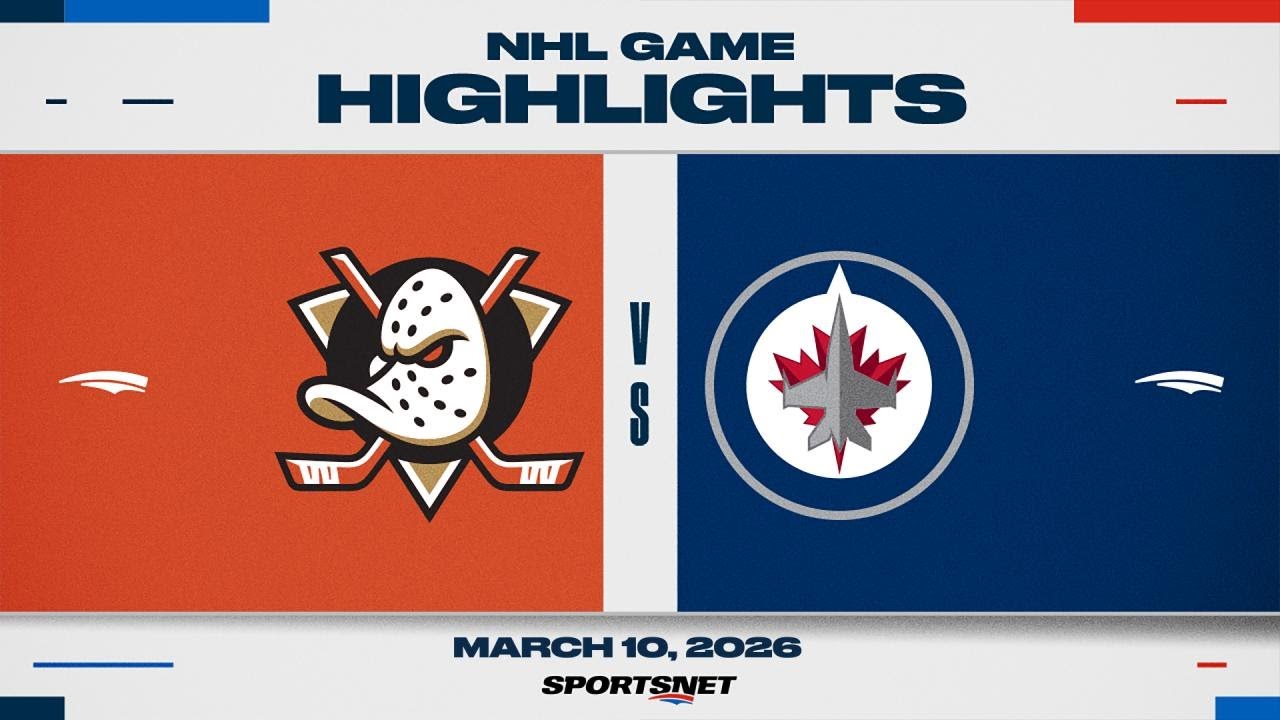 NHL Highlights | Ducks vs. Jets - March 10, 2026
