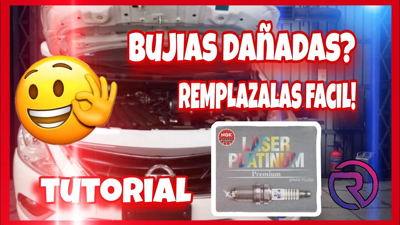 Como cambiar BUJIAS /NISSAN VERSA-MARCH facil! 2012-2019