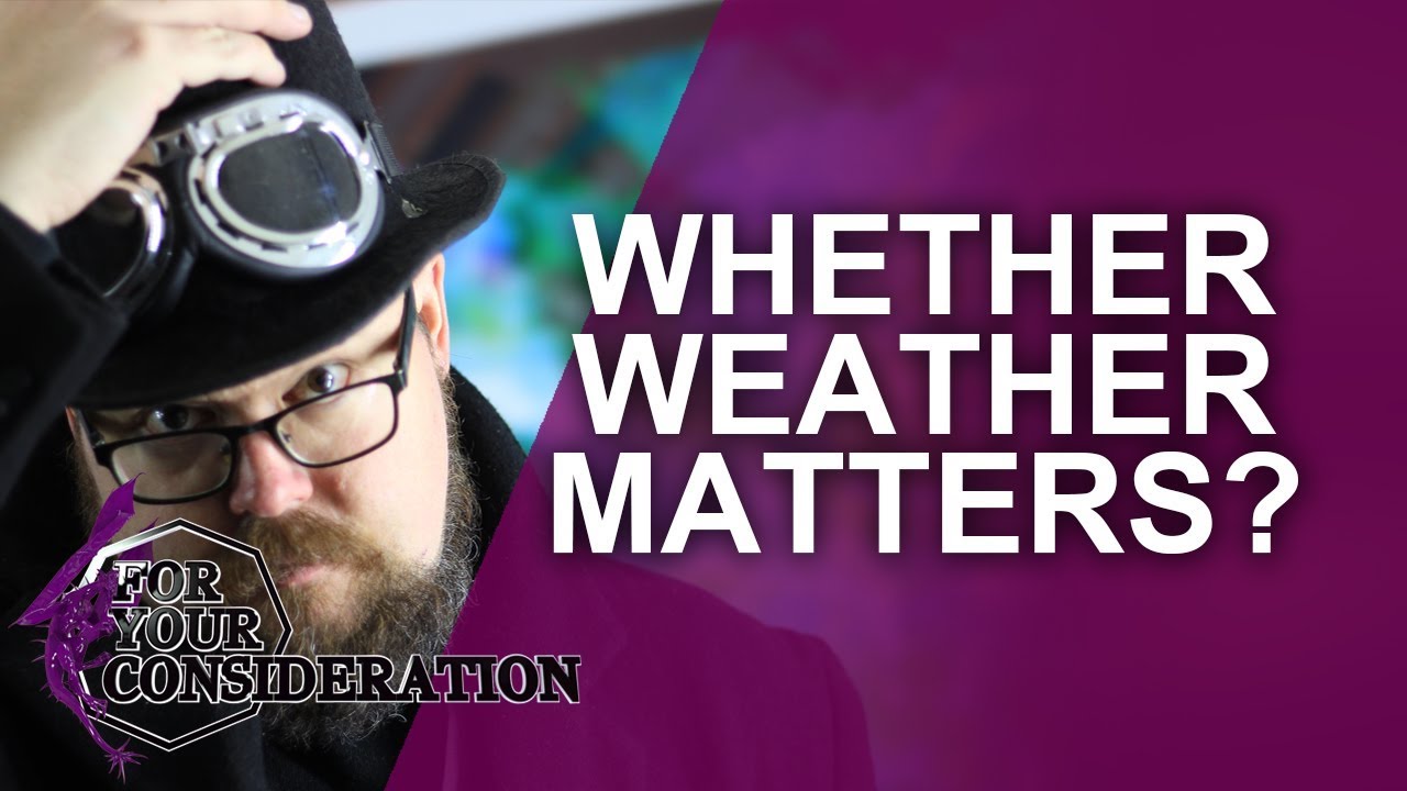 Does Weather Really Matter in a RPG?