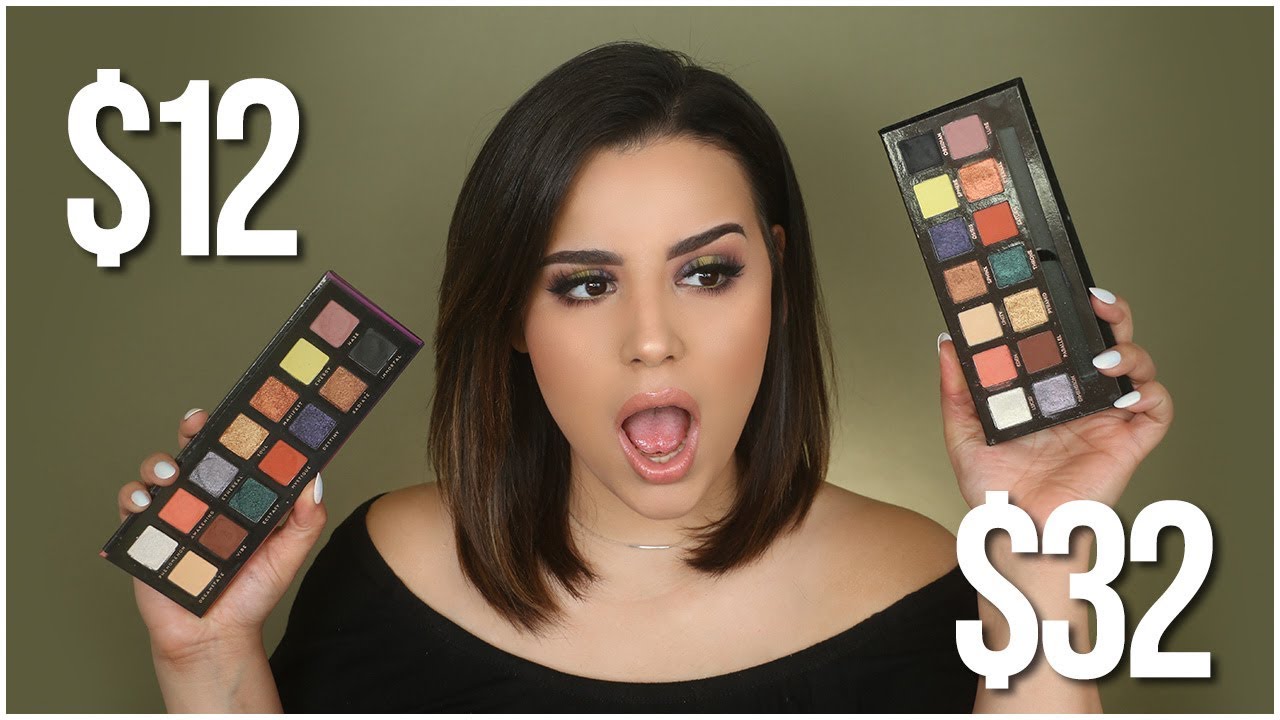 WORLDS BEST ABH PRISM PALETTE DUPE?!?! CHEAP VS HIGHEND EYESHADOW DUPES! | MakeupByAmarie