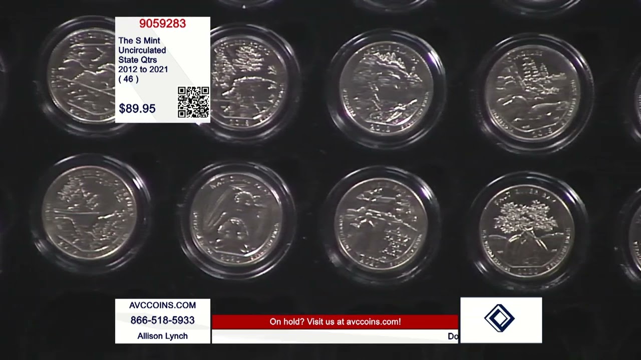 The San Francisco Mint Uncirculated State Quarters 2012 to 2021 (46)