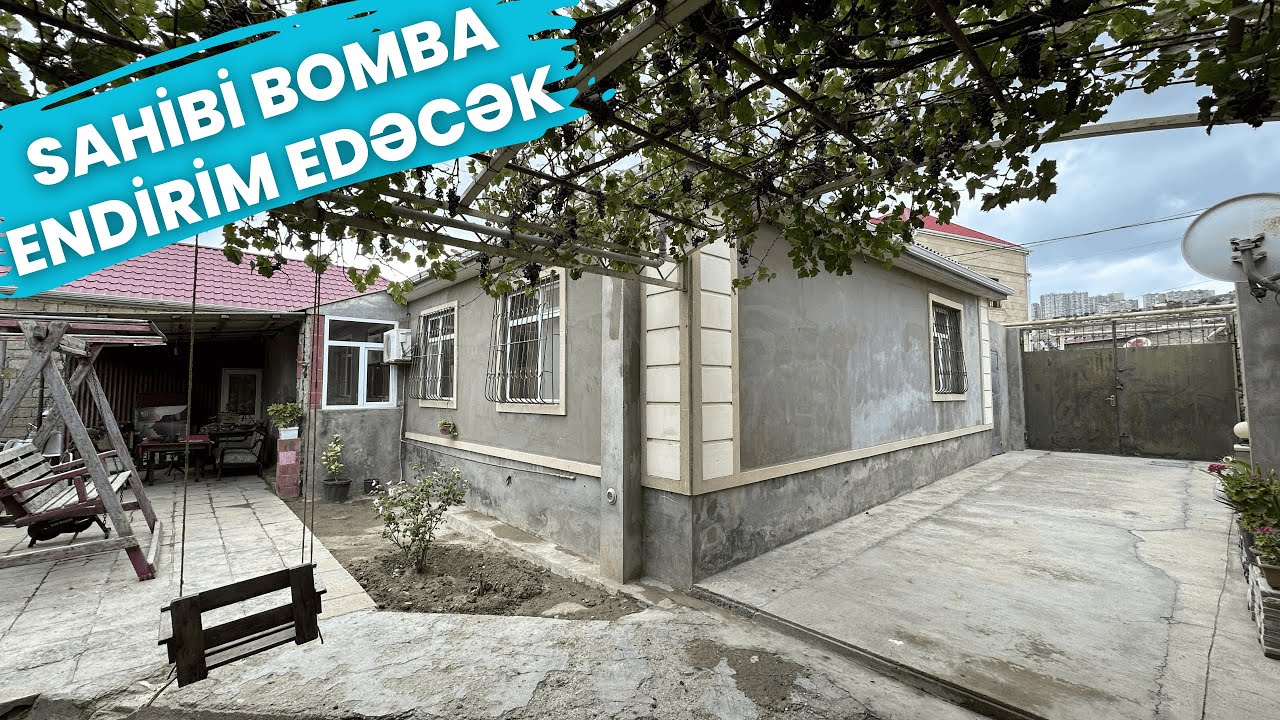 Mayak Residence-yə yaxın 3 sotda torpaq qiymətinə ev satılır - (010) 301-31-41