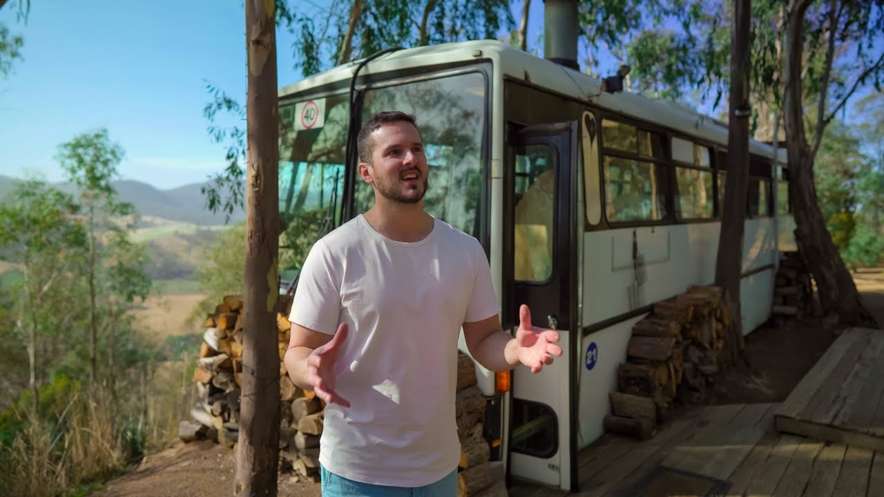 Converted School Bus Finds Success As Luxury Off-Grid Airbnb | Huntingdon Tier Forest Retreat, TAS
