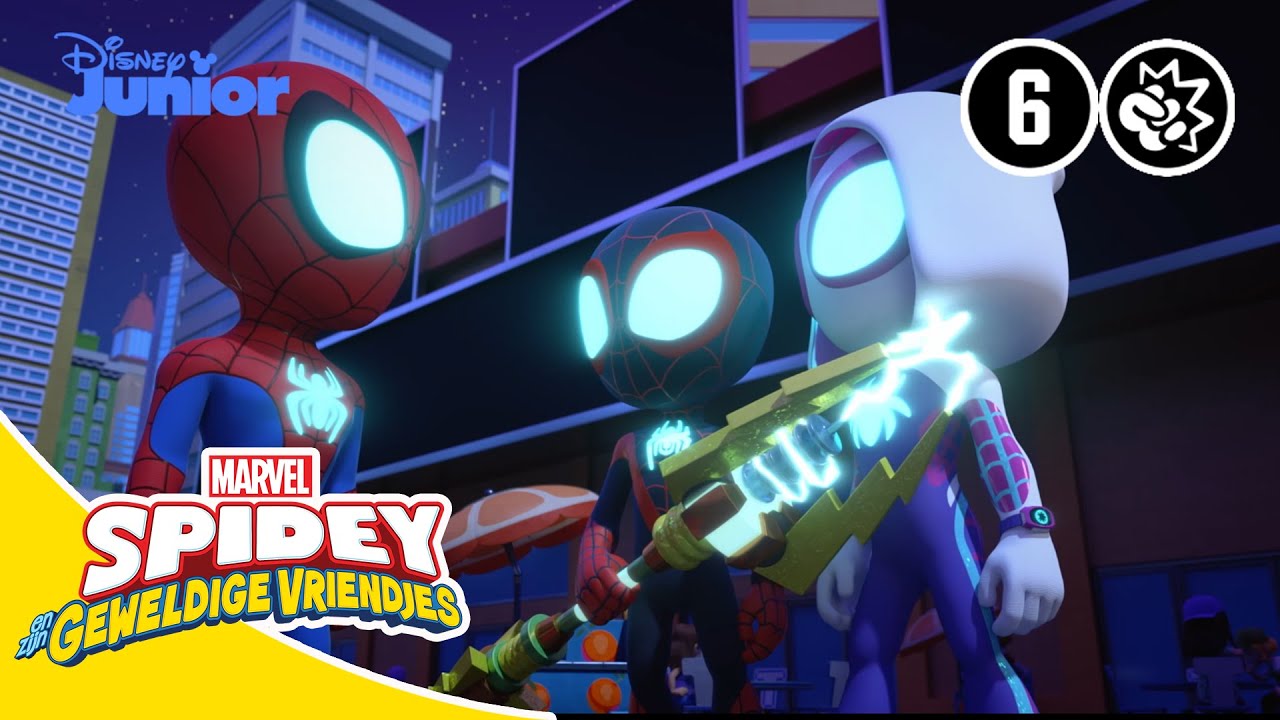 🔌 Aflevering 1 | Spidey | Disney Junior BE