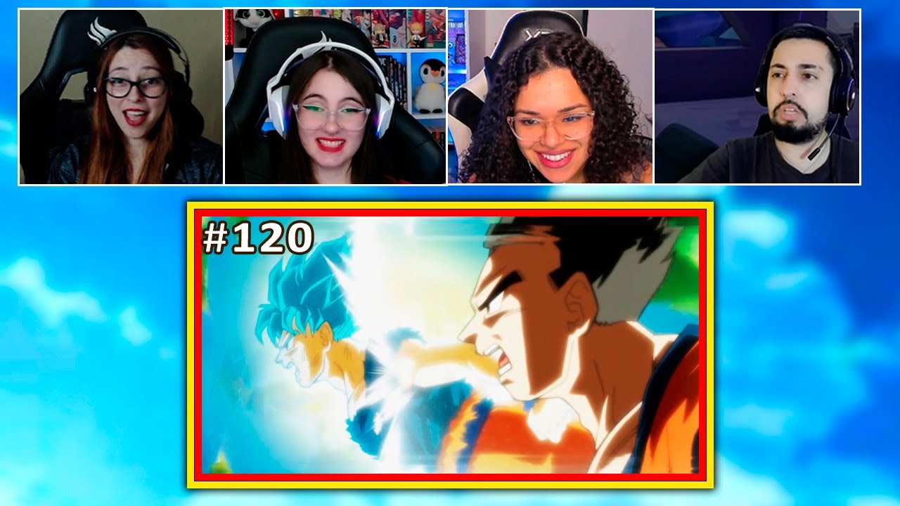 Gohan, Goku e Vegeta lutando Juntos| 4 Pessoas Reagindo | Dragon Ball SUPER - EP 120