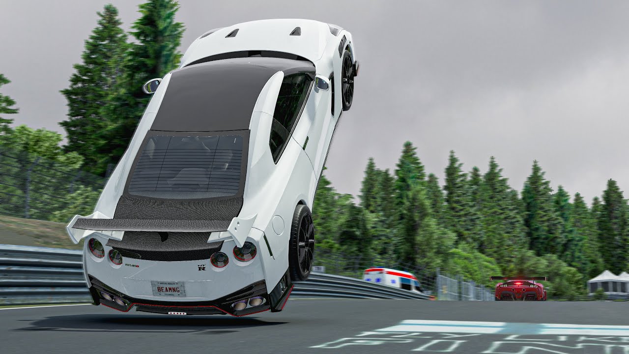 Recreated The Nürburgring accident in BeamNG Drive | Gran Turismo | CLIP