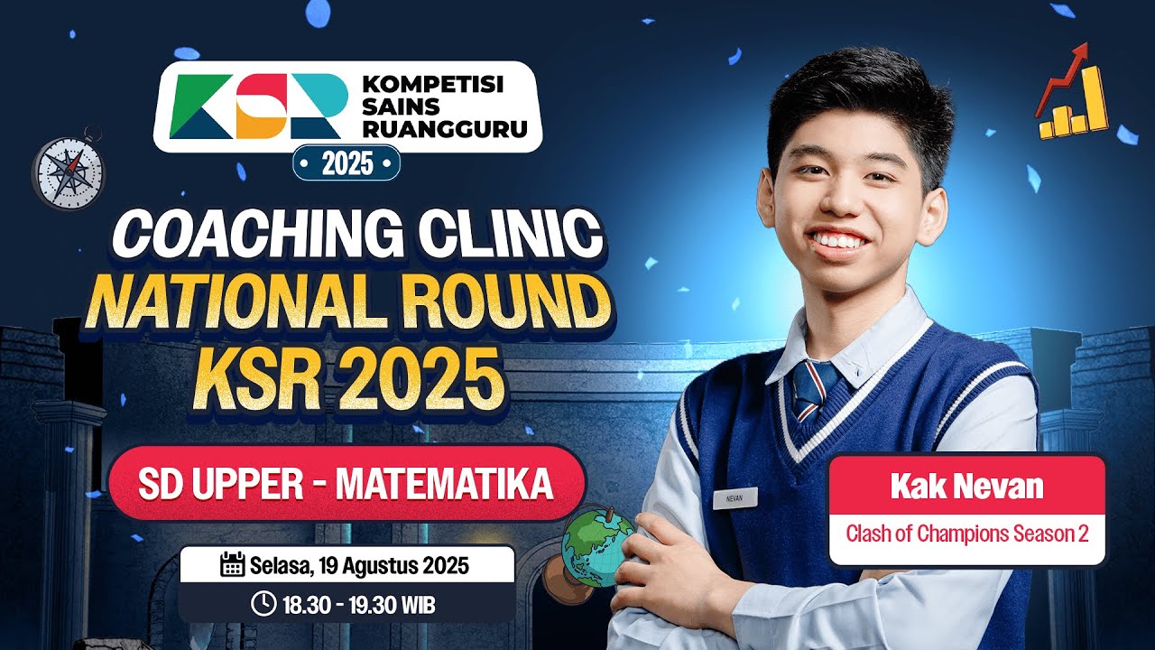 [LIVE] MATEMATIKA SD UPPER | Coaching Clinic National Round KSR 2025