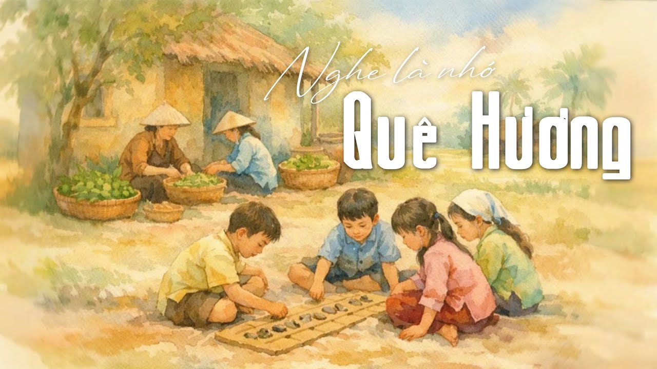Quê Hương Xưa Trong Ký Ức 🌾 Nhạc Chill Sáo Trúc & Piano Bình Yên
