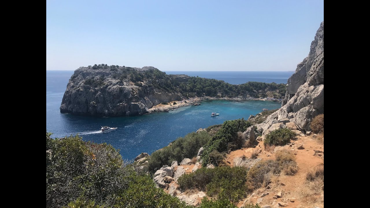 Najpiękniejsza plaża w Europie - Anthony Quinn Beach - Wyspa Rodos - Grecja