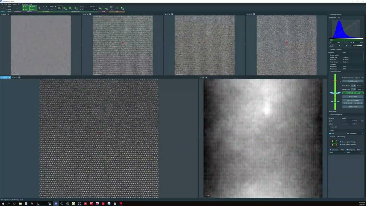 Imaging light elements with iDPC on Spectra 300