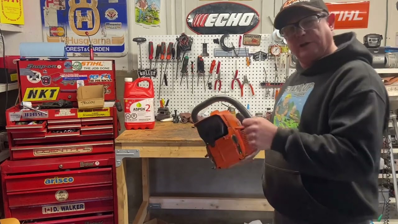 Fixing a husqvarna 42 special saw