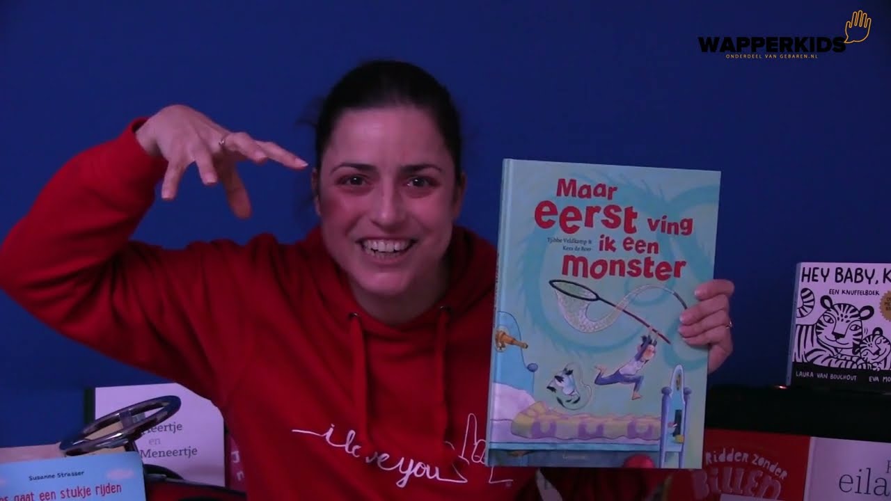 Ik ving een monster, liedje met gebaren erbij