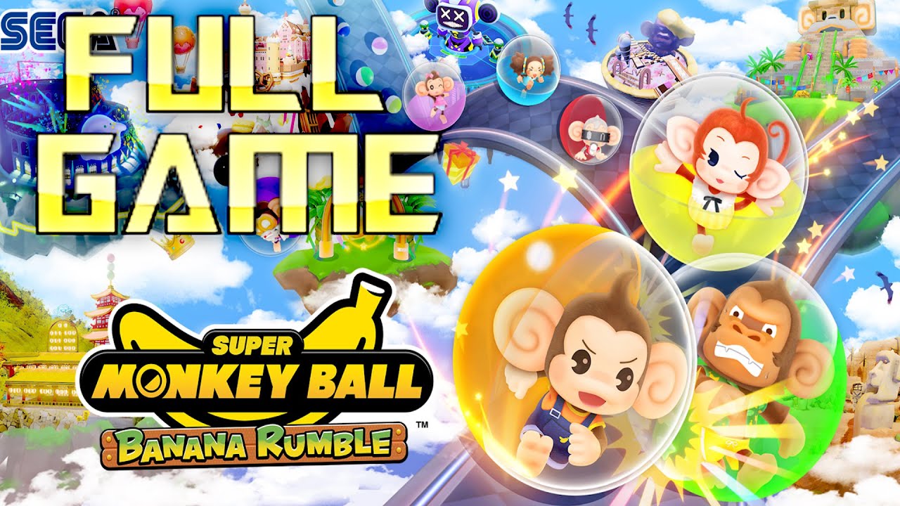 Super Monkey Ball Banana Rumble | Full Game Walkthrough | No Commentary