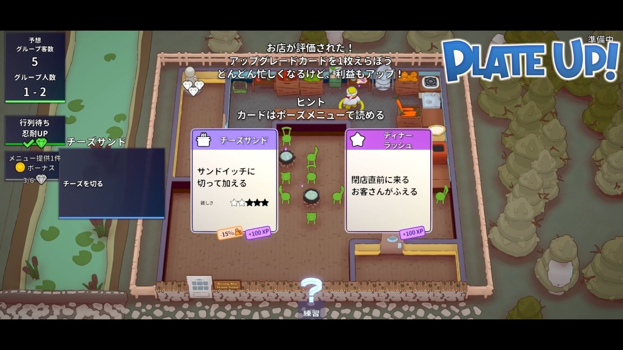 どっちもどっちの選択肢【PLATE UP!】