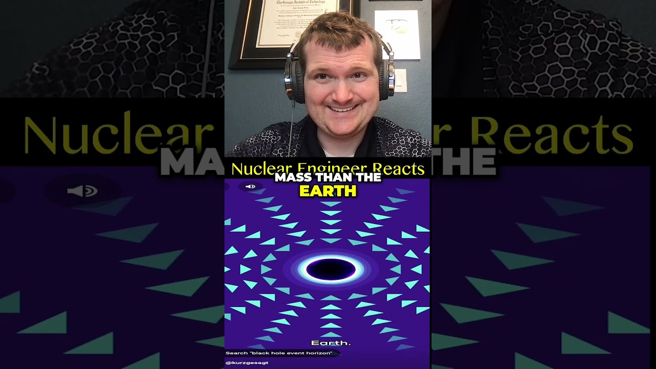 How Dangerous is a Coin Sized Black Hole? - Nuclear Engineer Reacts to Kurzgesagt