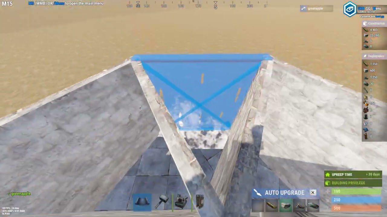 THE MOST SIMPLE AND SECURE BUNKER BASE IN RUST (solo/duo/trio)