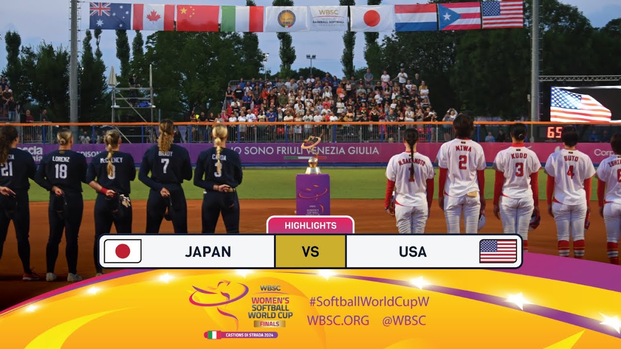Highlights | Game 22 Japan vs USA| 2024 WBSC Women&rsquo;s Softball World Cup - Finals