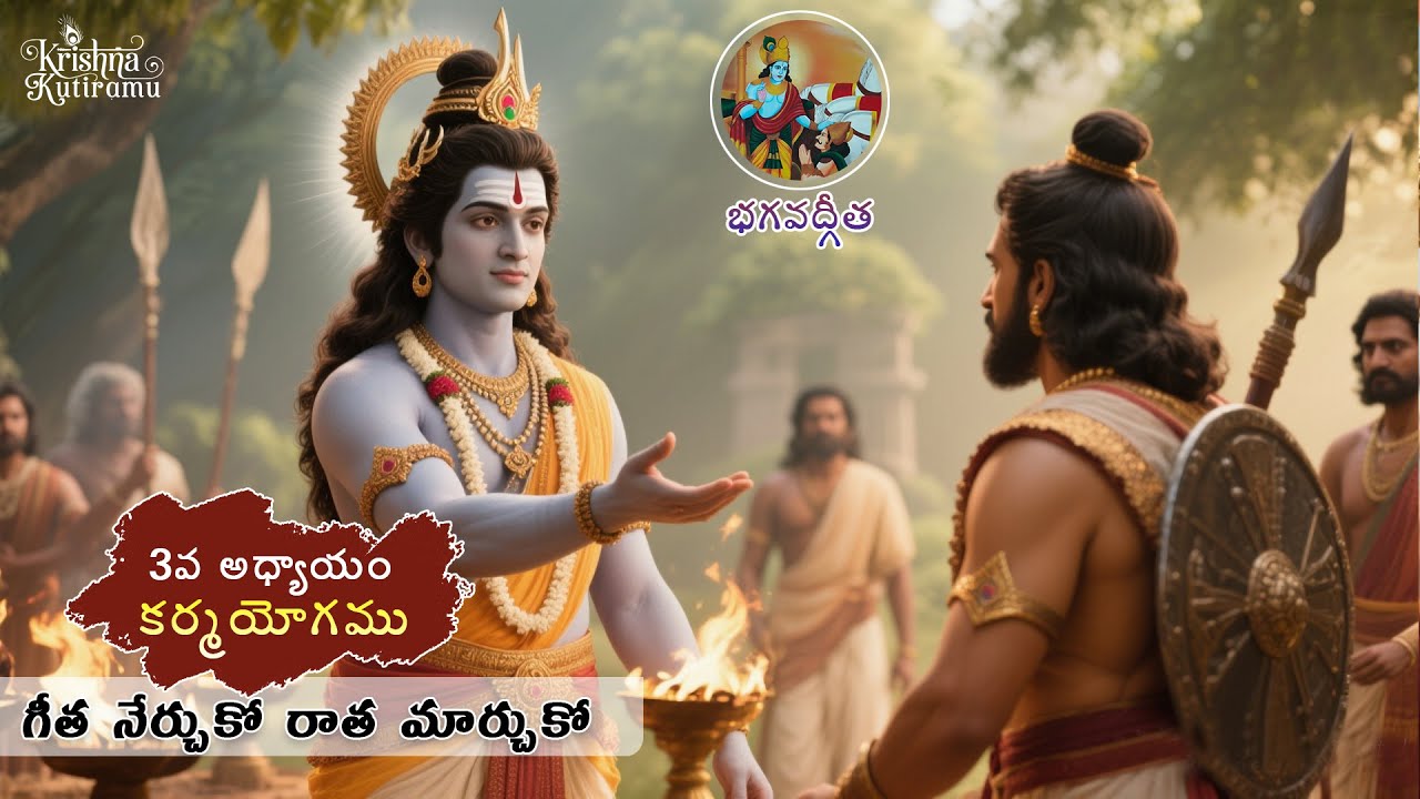 Bhagavad Geeta | Chapter 3: Karm Yog | భగవద్గీత 3వ అధ్యాయము: కర్మ యోగము
