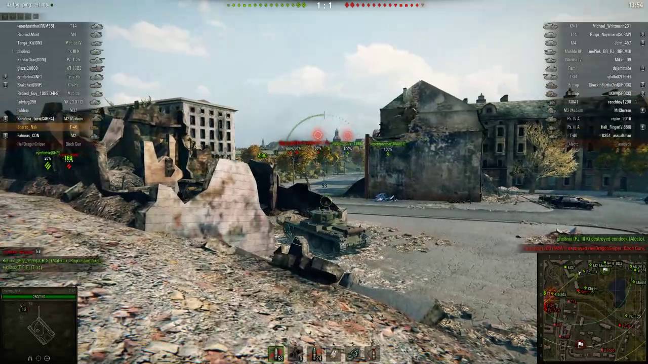 World of Tanks WOT Widepark
