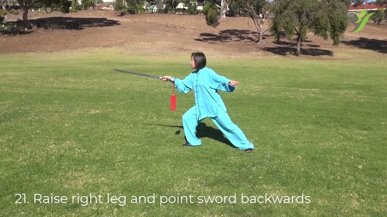 Tai Chi 42 Sword front view