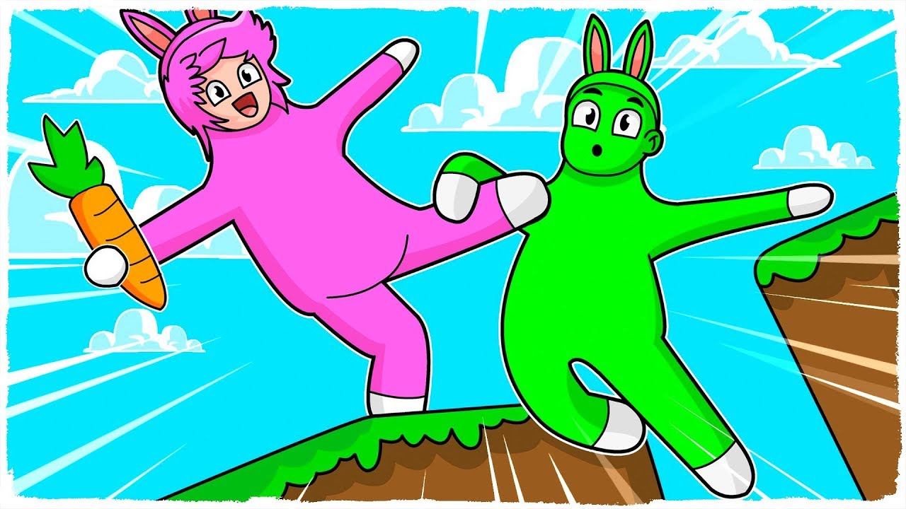 ¡SOMOS DOS CONEJOS LOCOS 😂! SUPER BUNNY MAN