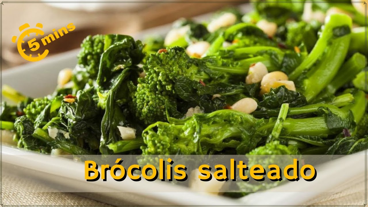 Brócolis com alho salteado na manteiga, pronto em 5 minutos!