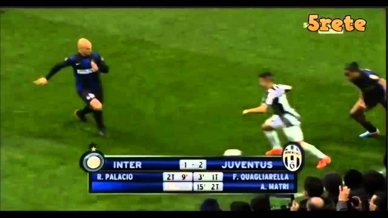 Inter-Juventus 1-2 Cambiasso vs Giovinco [Rosso Diretto Red Card] 30-03-2013