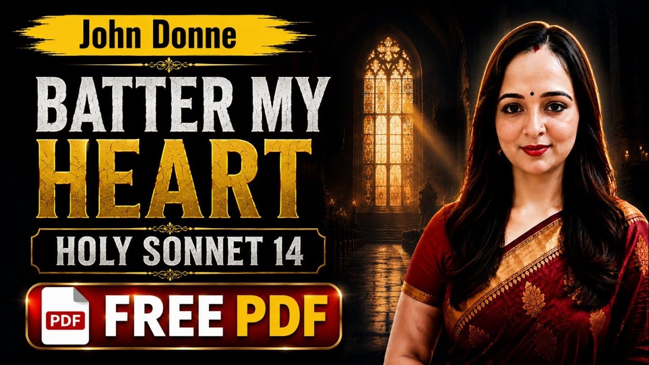 Batter my heart by John Donne | Holy Sonnet 14