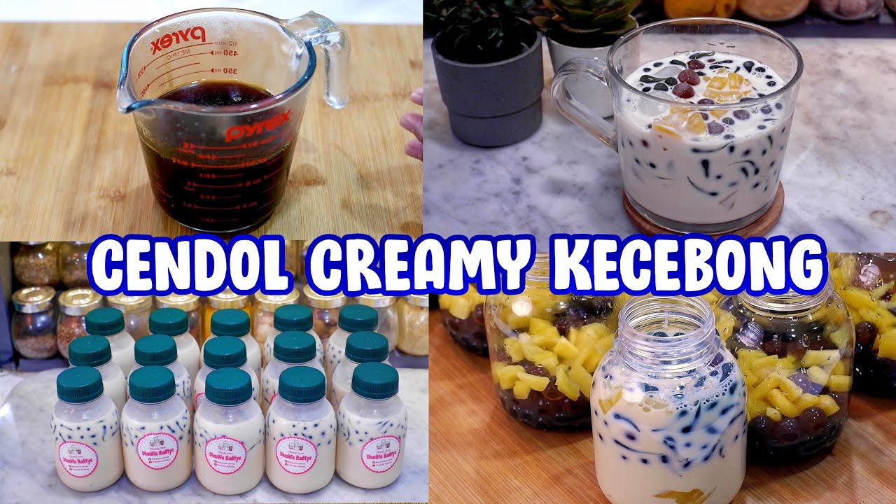 WAJIB COBA ‼️  BIKIN CENDOL KECEBONG CREAMY ala YOSHINOYA , SEGER BANGET BUAT BUKA PUASA