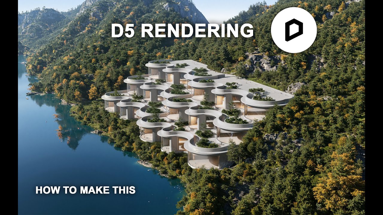 Sketchup+D5 Render Full Beginner Tutorial
