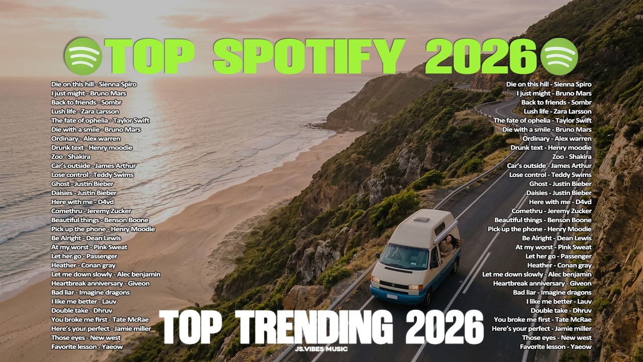 🩶🔝Top Trending Spotify 2026 -- Healing Vibes Music || Beautiful Love Songs ~ Relaxing English Songs