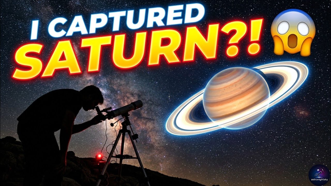 Saturn 🪐 through my telescope 🔭| 21 September Saturn opposition 🪐#saturn 
