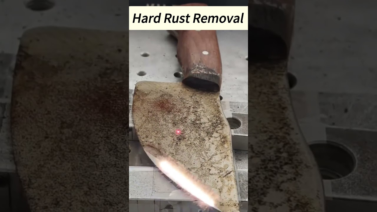 Hard Rust Removal🌟/WhatsApp: +8618856420577 #lasercleaning #cleaning