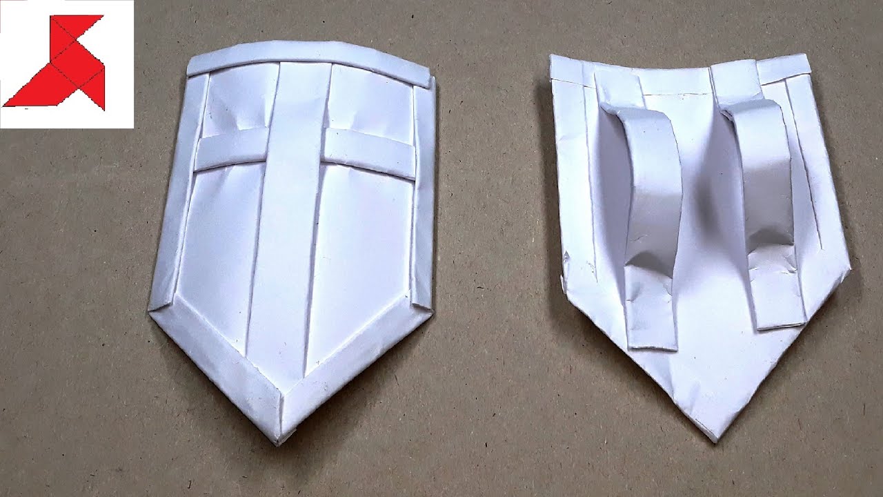 DIY 🛡️ Как сделать ЩИТ из бумаги А4 своими руками