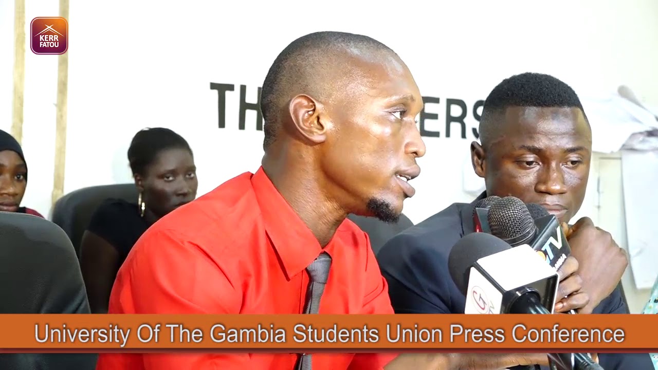 University of The Gambia Students Union Press Conference