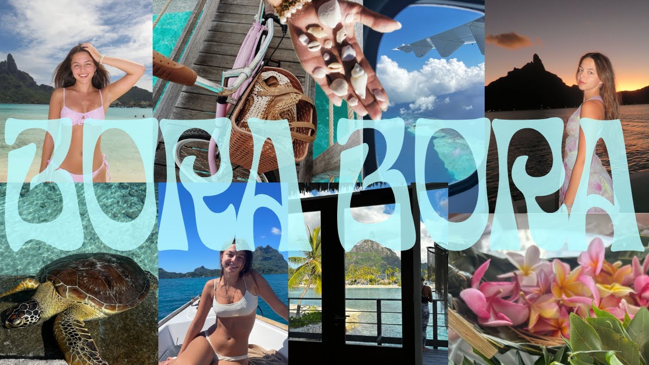 BORA BORA (paradise on earth) - Polynesia Entries Part 3/3 (sea creatures, water huts, & more)