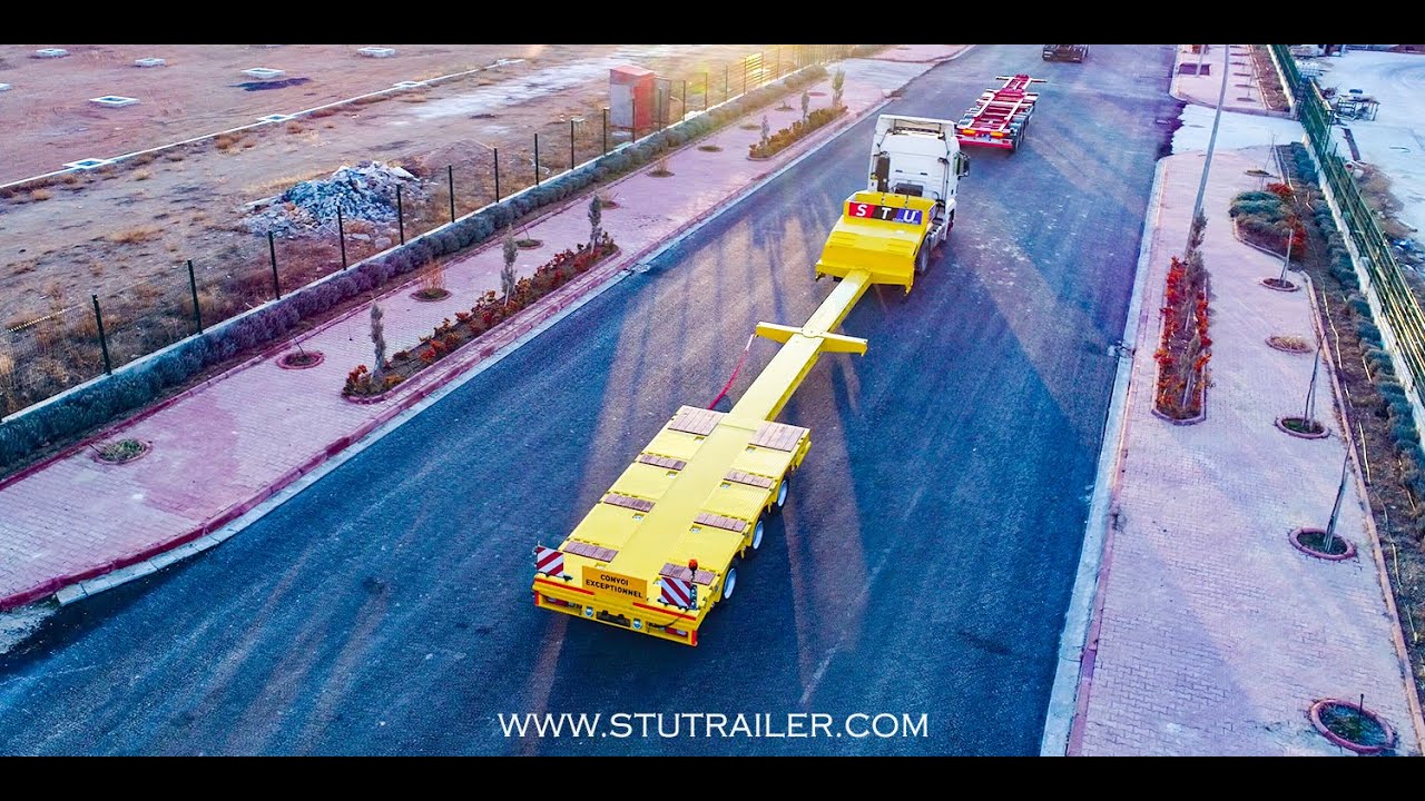 Hydraulic Steering 3 Axle Low Loader - Extendable Low Loader - STU TRAILERS;