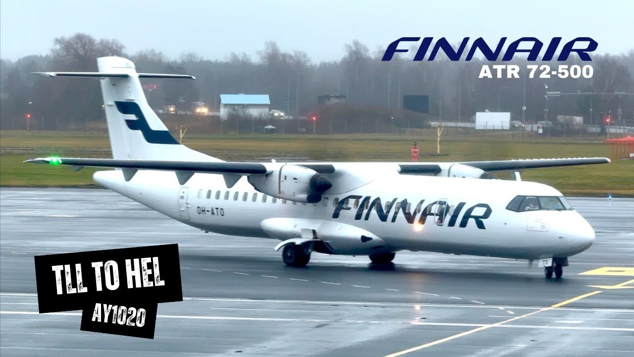FINNAIR ATR 72-500 AY1020 Economy Class - Tallinn to Helsinki, With An Unexpected Ending (4K)