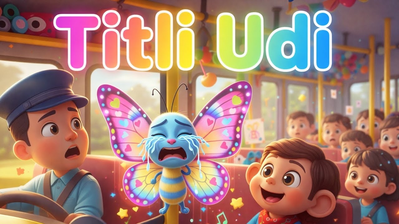 Titli Udi Pyari Pyari | Nursery Rhymes & Songs For Children | Most Viewed Video | KindBee Rhymes