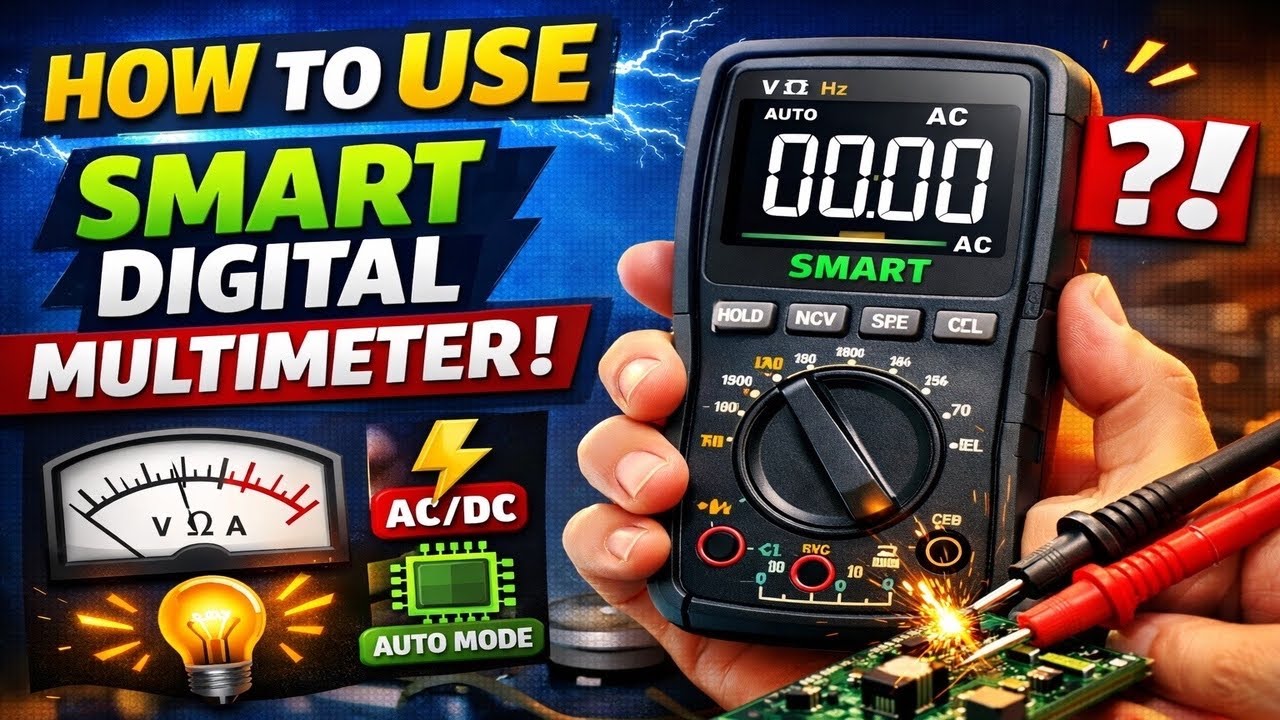 Digital Multimeter Use in Hindi. Multimeter Use कैसे करते हैं? #multimeter #digital