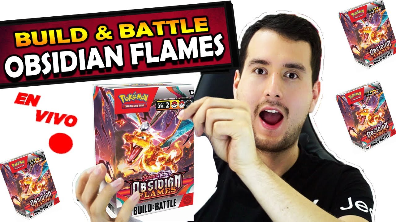Apertura en vivo BUILD & BATTLE OBSIDIAN FLAMES - POKEMON TCG @tonionoficial