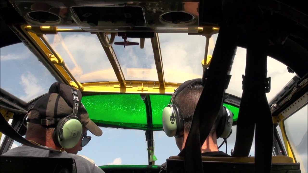 B-25 flight at Pittsburgh - Butler Regional Airport August 18, 2018